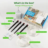Programmateur d'arrosage automatique intelligent Wi-Fi pour balcon intérieur et jardin, idéal pour pots de fleurs et balcon