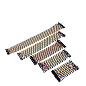 JWDL Female-to-Female Dupont Cable Ribbon Male-to-Male Copper Core <b>Connection</b> Wire Industrial PCB Jumper Single Row 40 Pins L405 - Product Image 1