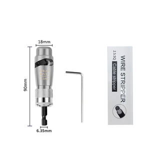 Industrial Electric <strong>Wire</strong> Stripper Set Multifunctional Cutter Crimper <strong>Measurement</strong> <strong>Tool</strong> Automatic Adjusting Quick for Building - Product Image 4