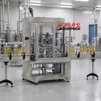 Machine de remplissage automatique d'huile de coco et de piment Solidpack |   Machine d'embouteillage d'huile comestible avec filtre