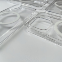 Clair avec bouton AI étui magnétique pour iPhone 16 Plus 16 Pro Max étui pour caméra de charge sans fil magnétique couverture de contrôle tactile