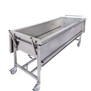 Vasca in acciaio inox immersione dissezione tavolo Cadaver serbatoio autopsia tavolo per laboratorio e ospedale scuola di medicina - Product Image 3