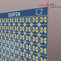 Nouveau papier de circuit P10-3528 VL -120*125mm, utilisé pour l'affichage à LED réparant les tampons de PCB endommagés en stock