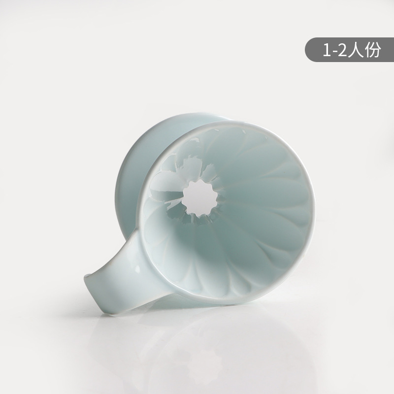 Light blue (for 1-2 people) floral design