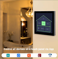 Portworld-Panel de control del hogar inteligente con opción de alimentación CA y CC, Android 11/13, 4 pulgadas, con puerto RJ45 RS485