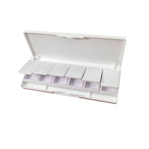 Six Compartment Cosmetic Palette PP Material Portable Replaceable Sample <b>Box</b> For Makeup Nail Polish Gel Pigment - Product Image 4