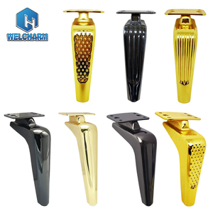 Pieds de canapé en métal doré et <span class=keywords><strong>noir</strong></span>, meubles en fer modernes haut de gamme, <span class=keywords><strong>pour</strong></span> canapés, tables, hôtels, salons, appartements - Product Image 3