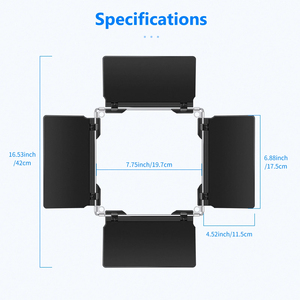 <span class=keywords><strong>Neewer</strong></span> Professional 4.5x6.9 Pouces/11.5x17.5cm Volets de Réflecteur pour Panneau Lumineux LED <span class=keywords><strong>Neewer</strong></span> 480 - Product Image 6