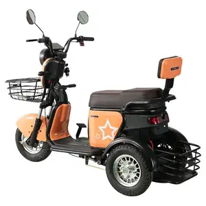 Diseño de China al por mayor motocicletas triciclos 3 ruedas adultos triciclo eléctrico con asiento del pasajero