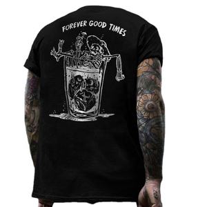 T-shirt surdimensionné en coton 100% de qualité supérieure pour homme avec logo personnalisé, été, luxe, chemises graphiques 3D - Product Image 1