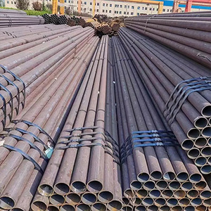 ซัพพลายเออร์โรงงานเสนอท่อเหล็กคาร์บอนเกรด ASTM A53 A106 5L แบบไร้รอยต่อและแบบเชื่อม ERW ท่อเหล็กกลมสีดำแบบเชื่อม - Product Image 5