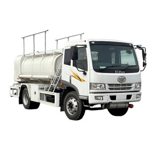 Petit camion-citerne FAW 4x2 5000L diesel/essence, camion-citerne à carburant 6CBM, camion-citerne mobile, véhicule de ravitaillement mobile - Product Image 1