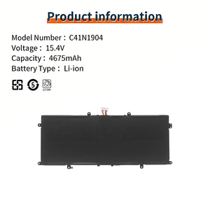 แบตเตอรี่แล็ปท็อปสำหรับ <span class=keywords><strong>Asus</strong></span> <span class=keywords><strong>ZenBook</strong></span> 13 UX325JA UX325EA UX363EA <span class=keywords><strong>14</strong></span> UX425E C41N1904-1 ผลิตภัณฑ์ที่ดีที่สุด C41N1904 แบตเตอรี่โน้ตบุ๊ก - Product Image 3