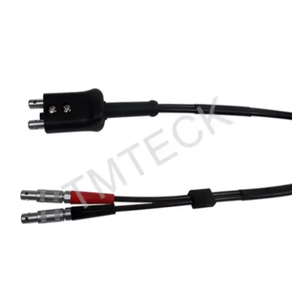 Ultraschall-Fehlerdetektor DA233 Ultraschall-Doppelkabel 1,5m Länge LEMOs 00 Stecker auf LEMOs 00 - Product Image 3