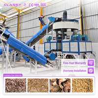 Ligne de production d'engrais organique à base de fumier de poulet CLASSY, machine de granulation, usine de fabrication d'engrais en poudre