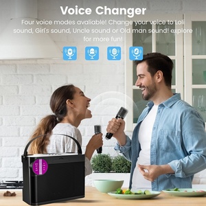 Máquina de Karaoke Inalámbrica Portátil al por Mayor para Fiestas en Casa, OEM ODM A925, Batería de 2000mAh, Resistente al Agua IPX2, Salida de 10W, Altavoz Dual V5.3 - Product Image 4