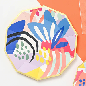 Kid Birthday Custom Paper Tableware <b>Set</b> Custom Printing Pattern Paper Plates Cups Napkins <b>for</b> Kid Birthday Party Supplies - Product Image 4