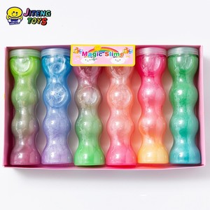 JITENG <span class=keywords><strong>Slime</strong></span> de Cristal con Forma de Ola Grande, <span class=keywords><strong>Slime</strong></span> Transparente, Juguetes Educativos, Textura Elástica y Transparente, Capacidad de Inflar Colorida - Product Image 3