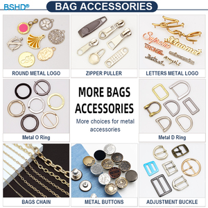 Exquisite Modedesigner Tasche Hardware Letter <span class=keywords><strong>Tag</strong></span> Charm Logo Benutzer definierte gravierte Metall Marke Logo Handtaschen Zubehör - Product Image 2