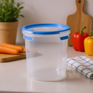Emsa Clip & Close 2l Round Food <b>Storage</b> <b>Container</b> With Secure Seal For Freshness And Easy Handling - Product Image 3