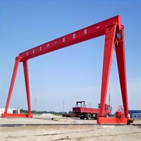 Pont roulant électrique robuste 16t 20t 32t à commande à distance pour la manutention de marchandises en extérieur, construction en acier