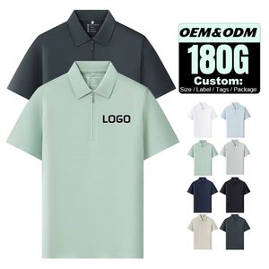 Camisas Polo de Nylon y Spandex de Marca de Lujo para Hombre y Mujer, Antiarrugas, Ropa de Trabajo, Venta al Por Mayor, Camisas Polo Personalizadas para Hombre - Product Image 2