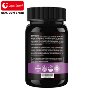 Fabricante de Suplementos Nutracéuticos de Melatonina con Magnesio para Mejorar la Calidad del Sueño en Adultos, 90 Cápsulas de Melatonina - Product Image 6