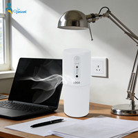 Diffuseur d'arômes de table brillant et plaqué or, diffuseur d'air portable, distributeur de parfum de bureau