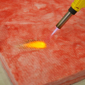 Foglio di alluminio in lana di vetro con spessore di 50mm, materiale isolante acustico resistente al fuoco - Product Image 4