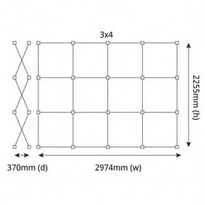Aluminum Frame Collapsible Fabric Display <b>Stand</b> SEG Advertising Light Box Pop up Backlit <b>Backdrop</b> Exhibition <b>Stand</b> - Product Image 3