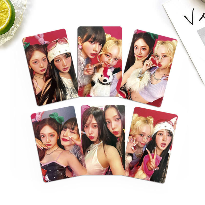 5Pcs/Set KPOP Karina Winter Hot Mess Album Photocards Soobin