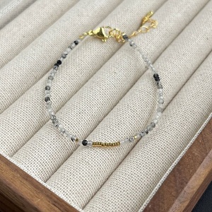 2MM Tiny Crystal Bead <b>Bracelet</b> Handmade Jewelry Natural Stone Fashion Dainty Semi-Precious Stone <b>Beaded</b> <b>Bracelets</b> for Women - Product Image 6