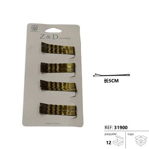 Pinzas para el pelo Z&D Jewelry de 5 cm, color negro, juego de 4 para mujeres y niñas - Product Image 2