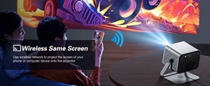 โปรเจคเตอร์ฉายภาพระยะใกล้แบบดิจิทัล Wifi สำหรับสมาร์ท<span class=keywords><strong>ทีวี</strong></span> 1080P รองรับ 3D โฮมเธียเตอร์ <span class=keywords><strong>ดู</strong></span>หนัง เล่นเกมส์ ประชุมทางไกล เชื่อมต่อโทรศัพท์ไร้สาย - Product Image 4