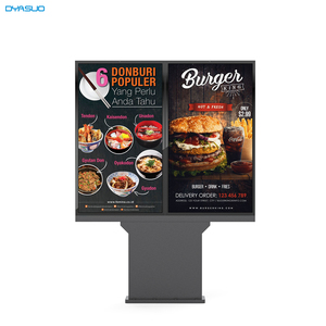 Tùy chỉnh 55/65 inch 4K siêu hẹp cạnh ba màn hình <span class=keywords><strong>Android</strong></span> hiển thị signage cảm ứng tùy chọn IP66 1-năm trung tâm mua sắm - Product Image 2