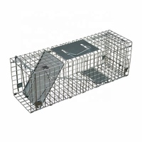 Trampa de jaula de alambre de control de roedores de metal de acero humano grande Uso de estado sólido para pegamento de plagas de gatos incluido