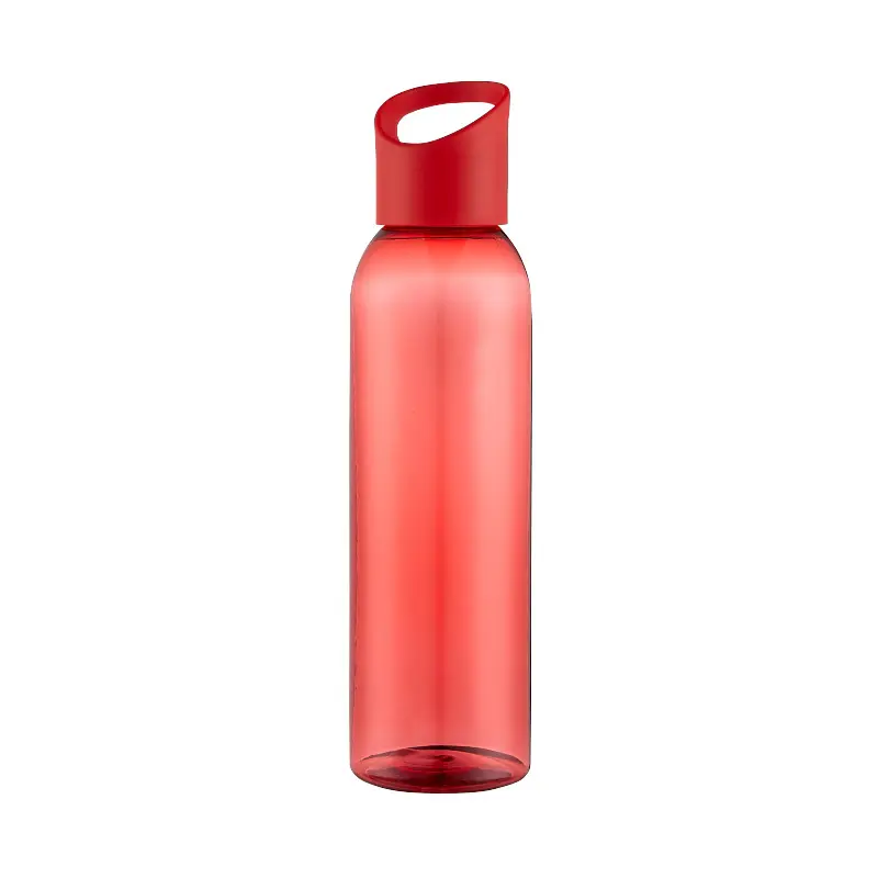 650ml portable Food Grade Bottle Material Promotional TR/AS/PS/AK Plastic Water Bottle With Carrying Strap
