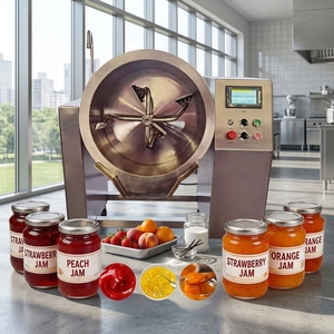 Marmite de cuisson automatique <span class=keywords><strong>à</strong></span> induction en acier inoxydable pour pâte de haricots rouges et confiture - Product Image 1
