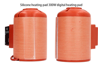 Vorgeformter Silikonheizer für Feuchte Heizumgebungen 12V 110V 220V Industrielle Ausrüstung Rohre für Tankheizung Warmhaltefunktion