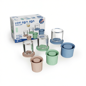 Molde de Silicona para Cubitos de Hielo Zonly Pie, Paquete de 3, Forma de Cilindro Hueco, Reutilizable, Libre de BPA, para Vasos de 30-40 Onzas - Product Image 1