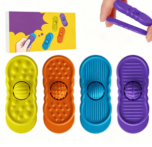 Kinder-Dekompressions-Sensorikstein: Unisex Silikon-<span class=keywords><strong>Fidget</strong></span>-Spielzeugbrett mit Schiebern zur Stresslinderung, Autismus- und Angstunterstützung für alle Altersgruppen - Product Image 3