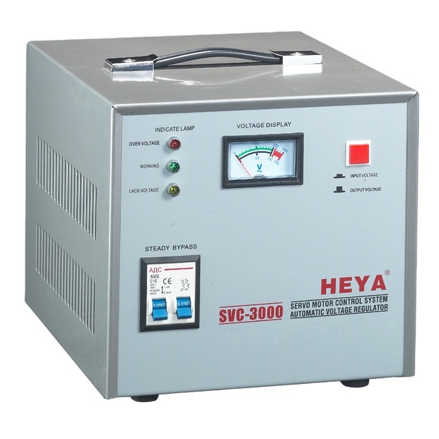SVC 3000VA Servo Motor Digital Meter Display Full Power AC Automatic Voltage Regulator Stabilizers AVR