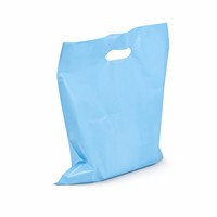 Sac en plastique PE découpé à la forme avec poignée, imprimé avec logo personnalisé, écologique, à prix d'usine, pour l'emballage et le shopping