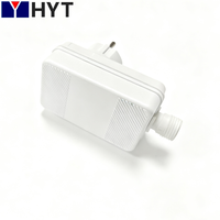 Adaptateur secteur extérieur DC de classe 2 haute qualité 12V-24V 60W max IP44 étanche, prise secteur AC certifiée CE 1.5A, garantie 24 mois