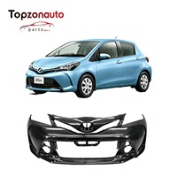 Topzonauto pour Cache-Pare-Chocs Avant de Voiture 52119-52760 pour Toyota Vitz Yaris 2015 2016 2017 Pièces de Carrosserie KSP130 NSP130 NCP131