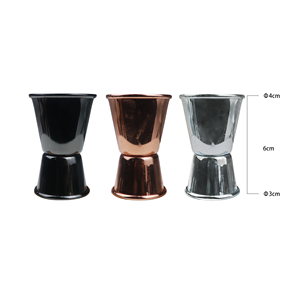 Cấp Thực Phẩm Thép Không Gỉ Biểu Tượng Tùy Chỉnh Cá Nhân 125Ml 175Ml 15/30Ml 30/ 60Ml Vàng Bạc Đen Nhật Bản Jigger Cho Thanh - Product Image 2