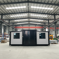 Maison conteneur mobile préfabriquée 2026 de 20 et 40 pieds à assemblage rapide, Villa hôtel extensible et pliable au design moderne