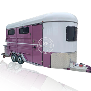 Remorque pour chevaux de grande taille à vendre en 2025, avec rangement, remorque pour 3 chevaux avec armoire et bassin d'eau - Product Image 6