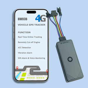 Traceur GPS de voiture Benway BW03B Mini 4G LTE/2G à triple positionnement, fixation tableau de bord, application Android, surveillance vocale, détection ACC - Product Image 1