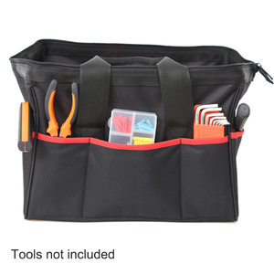 Factory Customized Multi-Functional Electrician Tool Bag with 15 compartments, durable Wear-Resistant tool bag for men - Product Image 4